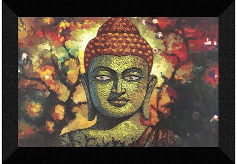 SAF paintings Lord Buddha Wall Décor Premium Framed Paintings for Home ...