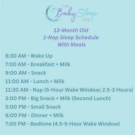 13 Month Old Sleep Schedule: Sleep Through the Night and Naps