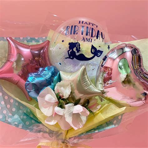 【送料無料Stick bouquet】Birthday tropical mermaid | Seragirl