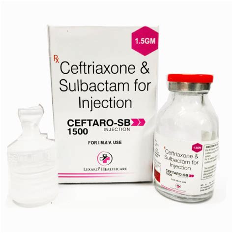 CEFTARO-SB 1.5 Injection Lexaro Healthcare