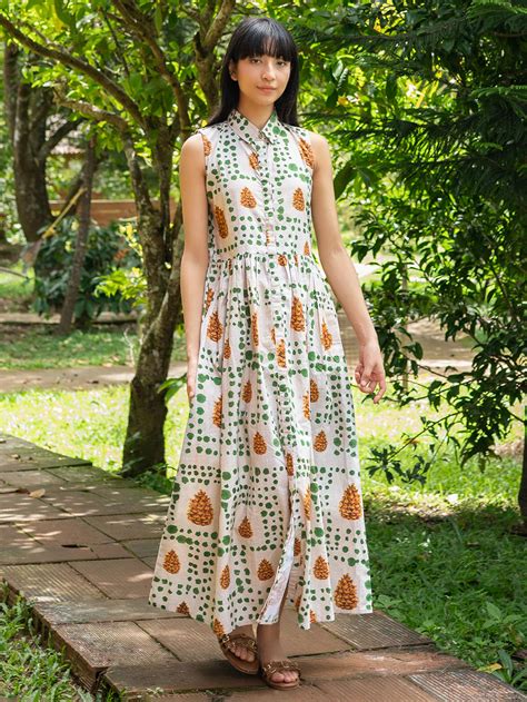 Ivory Printed Cotton Bralette with Blazer - Set of 2