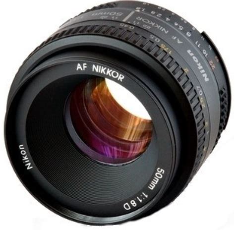Nikon AF Nikkor 50 mm f/1.8D Lens - Nikon : Flipkart.com