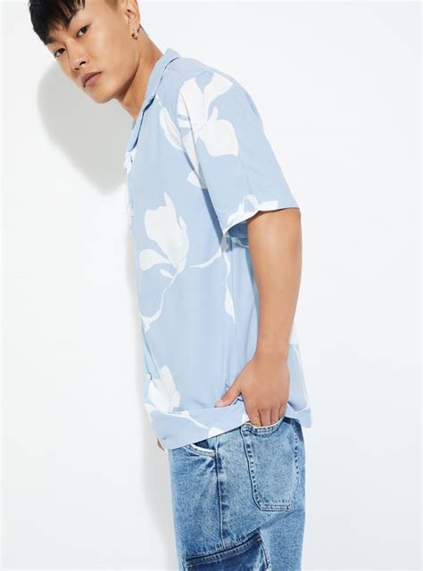 Buy URB_N Men Printed Oversized Fit Resort Shirt Online at just Rs. 799 ...