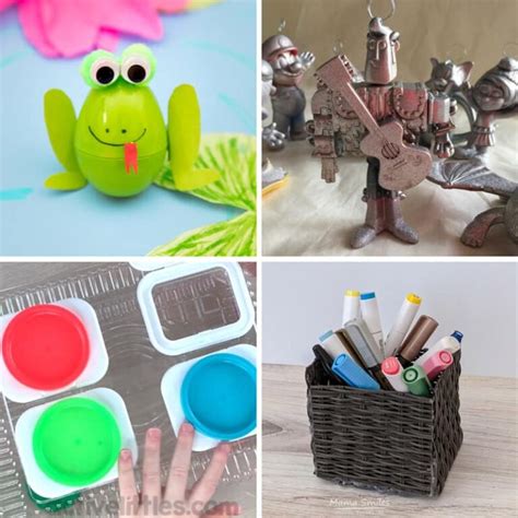 Image result for Crafts Using Recycled Plastic Containers