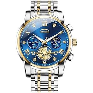 Buy HORIZEN Stainless Steel Chronograph Luxury Analogue Watch for Men ...