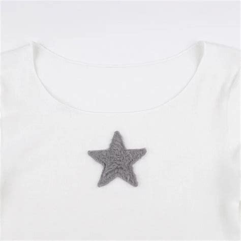 Y2k Star Patchwork Vintage T-shirts Harajuku Long Sleeves - Etsy India