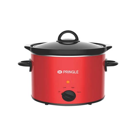 Pringle Electric Slow Cooker 4 Liter with indicator light| Ceramic Pot