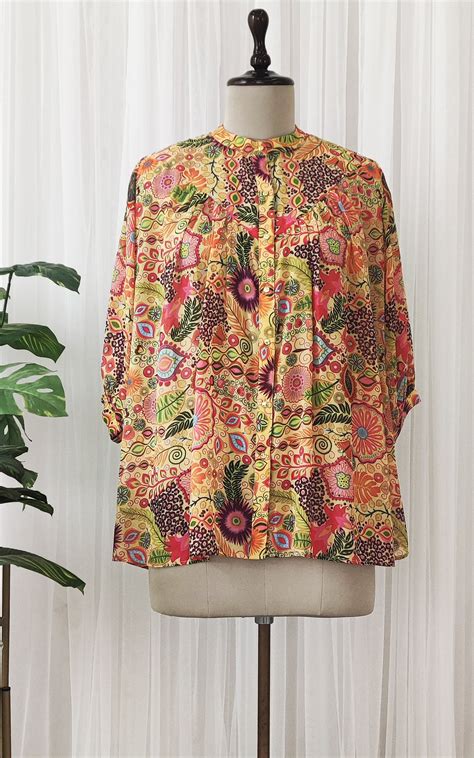 Yellow Kitschy Georgette Top