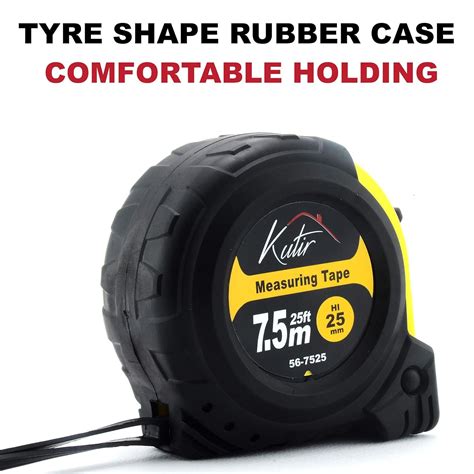 Accurate 25‑Ft Tape Measure – Long Standout & Strong Grip