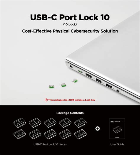Smart Keeper USB Type C Port Blocker - Pack of 10 Locks – Pi+® (PiPlus®)