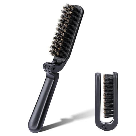 Amazon.com : Mozeat Lens Folding Boar Bristles Brush, Collapsable ...