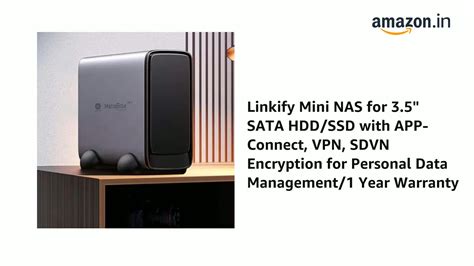 Watch Linkify Mini NAS for 3.5" SATA HDD/SSD with APP-Connect, VPN ...