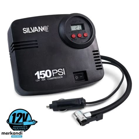 12V Portable Air Compressor - 150 PSI Portable Digital Tire Inflator ...