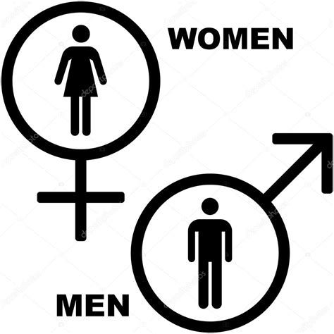 Male and female symbol. Stock Vector Image by ©studiom1 #1440089