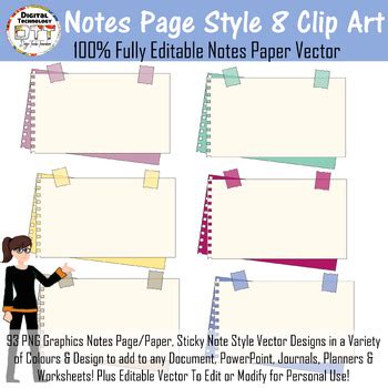 Image result for Note Word Clip Art Text