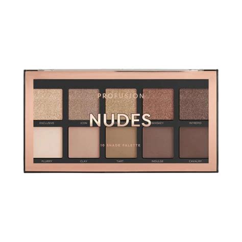 Buy Profusion Cosmetics 10 Shade Eye Shadow Pallete - Nudes (16 g) Online at Best Price in India ...