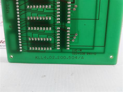 Schleicher Mde/A504 Input And Output Module Klb4.02.200.504/A 94V ...