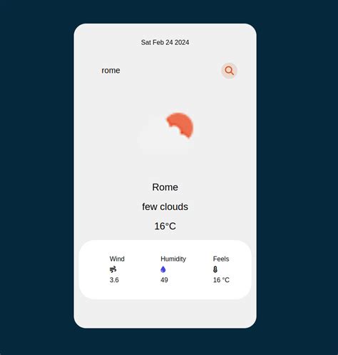Weather Application Using JavaScript HTML CSS 的图像结果