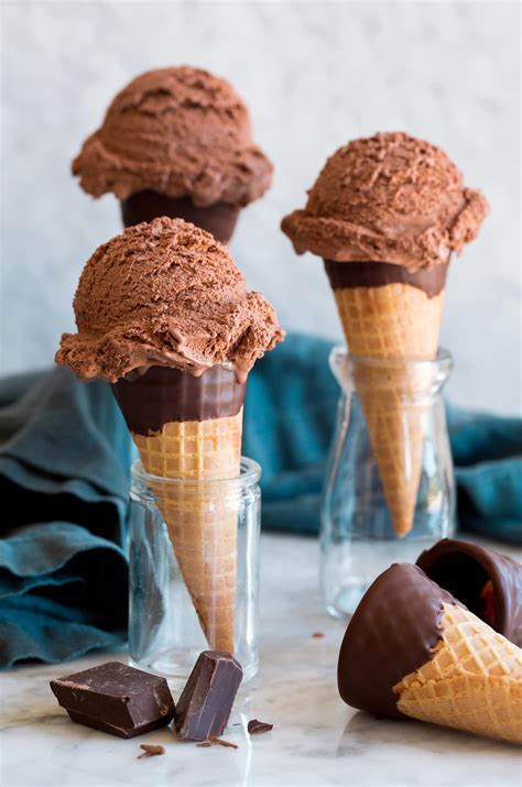 Delicious Chocolate Ice Cream Cone The Best Chocolate Ice Cream You