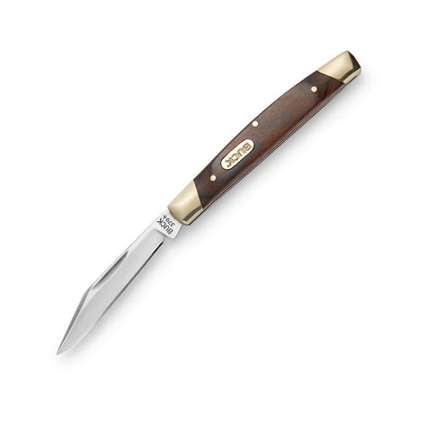 Buck Knives 379 Solo Single Blade Folding Pocket Knife Wood ...