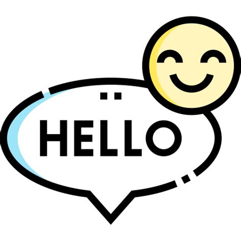 Image result for Hello I AM Icon