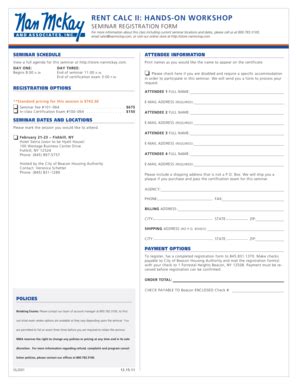 Fillable Online Sample Seminar SchedulesGrassroots to Champions Fax ...