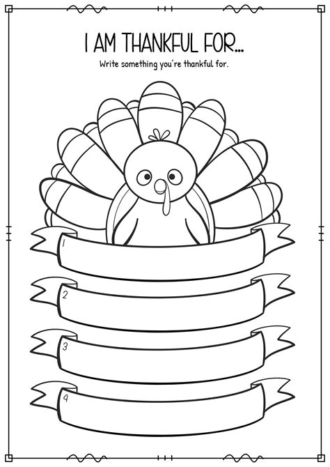 Free Printables Thanksgiving Worksheets