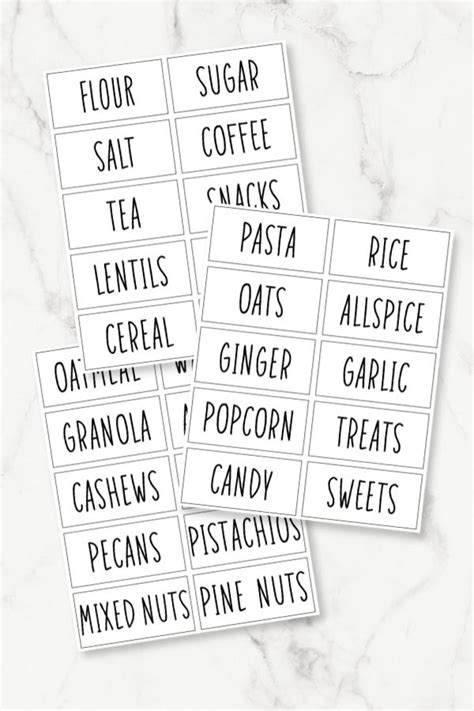 Image result for Downloadable Free Printable Pantry Labels