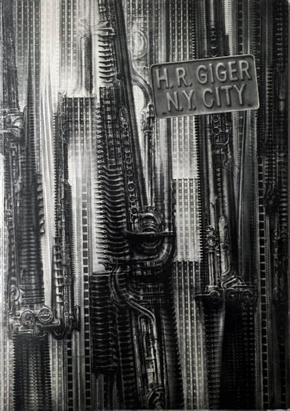 New York City (N Y City) - H R Giger - Futurism Art Poster - Posters by ...
