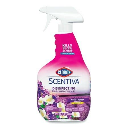 Clorox Cleaners & Detergents, 32 oz. Trigger Spray Bottle, Lavender ...