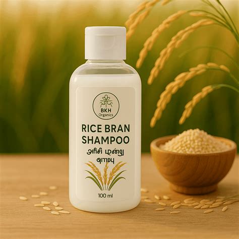 Rice Bran Shampoo 100ml – BKH Organics