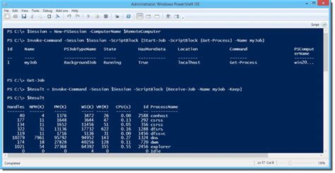Image result for PowerShell Start Job Remote Computer