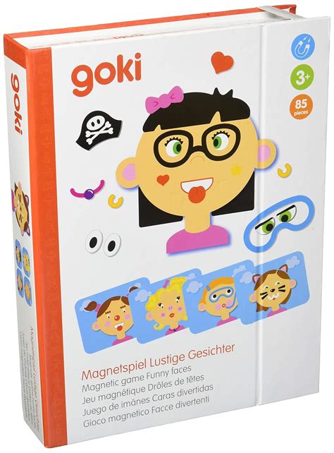 Buy Goki Magnetic Game "Funny Faces Girl" Learning Toy Online at Low ...