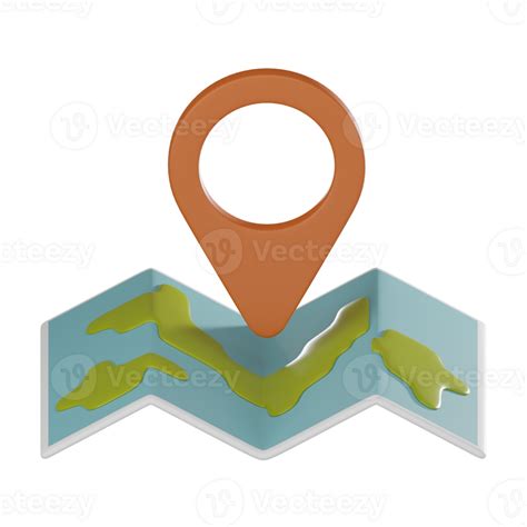 3D Map Pin PNG File 的图像结果