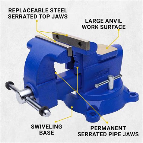 YostTools Yost Vises 460 Combination Vise | 6 Inch Jaw Width India | Ubuy