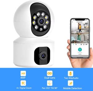 OSHSIZ Wireless CCTV Camera with Motion Detection Two Way Audio and ...