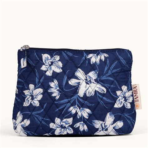 Indigo Blossom Big Pouch – Tamra