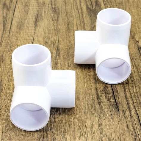 Amazon.com: 2PCS 1-1/4 Inch SCH40 3 Way PVC Connector Elbow Pipe ...