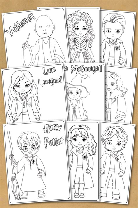 Harry Potter Colouring Sheets Uk