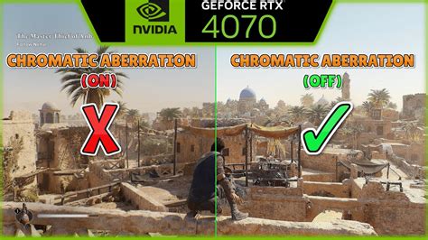 AC MIRAGE : CHROMATIC ABERRATION ON VS. OFF - YouTube