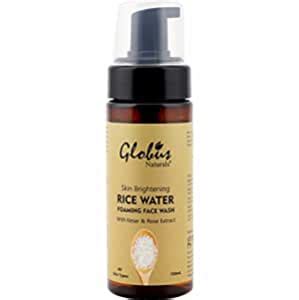 Globus Naturals Remedies Skin Brightening Rice Water Foaming Face Wash ...