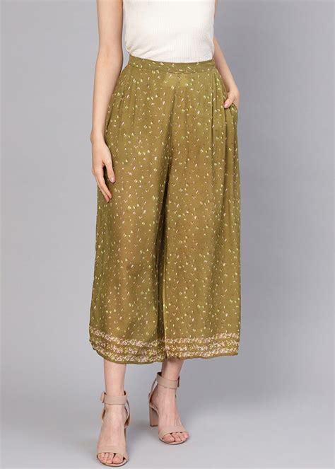 Get Floral Printed Sheer Palazzo at ₹ 760 | LBB Shop