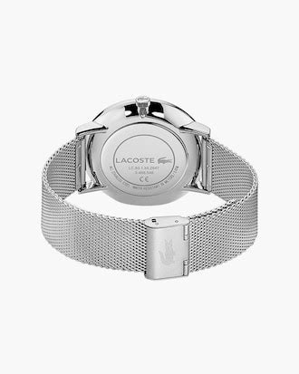 Gents Moon Multifunction Watch with Stainless Steel Mesh Band Strap ...