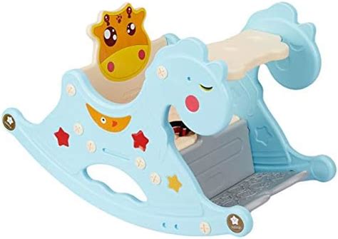Amazon Brand - Jam & Honey Rocking Horse Sit On (Blue), Kid : Amazon.in ...