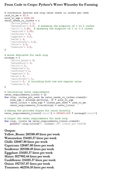 Image result for Water Farming Game in Python Code
