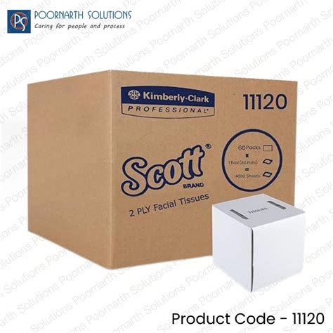 Scott Facial Tissue (01120) – 2-Ply Soft Tissue, 100 Pulls / Box, 30 ...