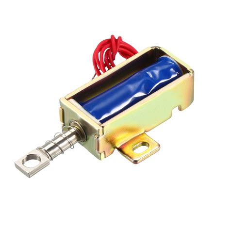uxcell DC 24V 0.8A 5mm Mini Electromagnetic Solenoid Lock Pull Type for ...