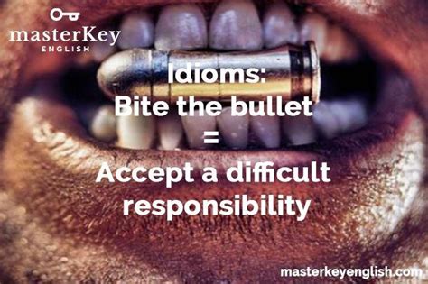 Expression: Bite the bullet - MasterKey English