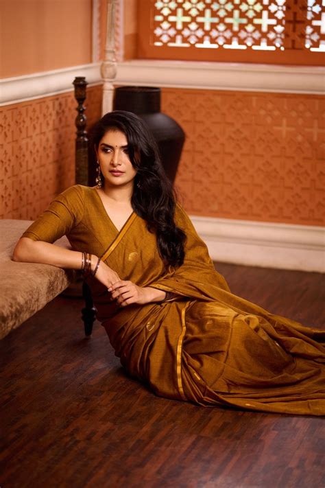 Yellow Polka Saree – Eternity by Sakshi