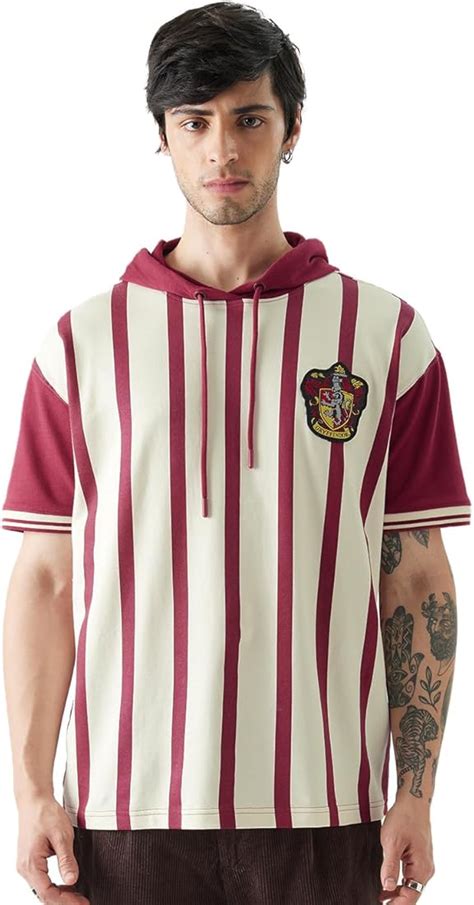 The Souled Store Official Harry Potter: Gryffindor Rugby Set Hooded T ...